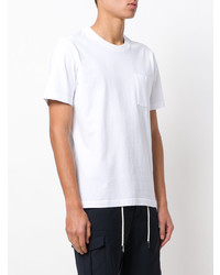 Мужская белая футболка с круглым вырезом от Eleventy