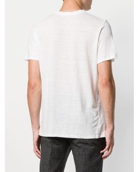 Мужская белая футболка с круглым вырезом от Isabel Marant
