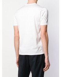 Мужская белая футболка с круглым вырезом от Zanone