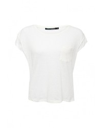 Женская белая футболка с круглым вырезом от Befree