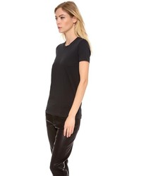 Женская белая футболка с круглым вырезом от Acne Studios