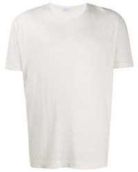 Мужская белая футболка с круглым вырезом от Boglioli
