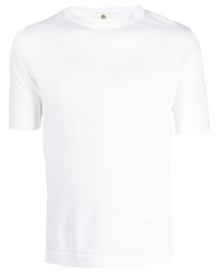 Мужская белая футболка с круглым вырезом от Borrelli