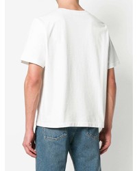 Мужская белая футболка с круглым вырезом от Our Legacy