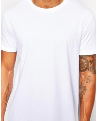 Мужская белая футболка с круглым вырезом от Asos
