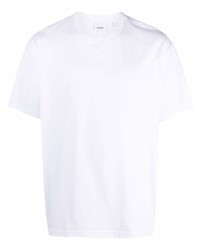 Мужская белая футболка с круглым вырезом от Burberry