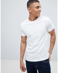 Мужская белая футболка с круглым вырезом от Burton Menswear