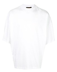 Мужская белая футболка с круглым вырезом от Caban