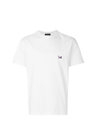 Мужская белая футболка с круглым вырезом от Calvin Klein 205W39nyc