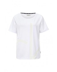 Женская белая футболка с круглым вырезом от Calvin Klein Jeans
