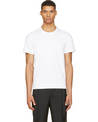 Мужская белая футболка с круглым вырезом от Calvin Klein