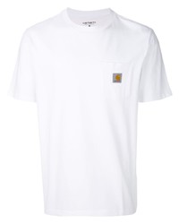 Мужская белая футболка с круглым вырезом от Carhartt
