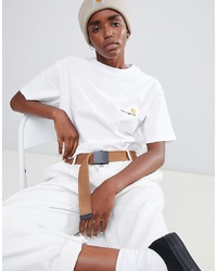 Женская белая футболка с круглым вырезом от Carhartt WIP