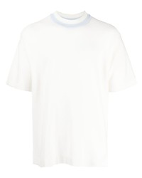 Мужская белая футболка с круглым вырезом от CFCL