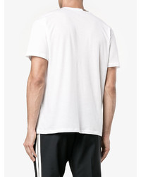 Мужская белая футболка с круглым вырезом от Valentino