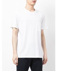 Мужская белая футболка с круглым вырезом от Barena