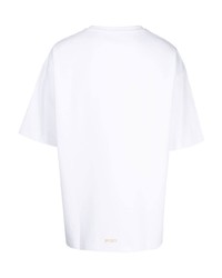 Мужская белая футболка с круглым вырезом от Off Duty