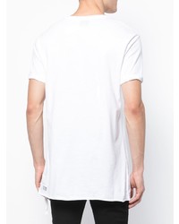 Мужская белая футболка с круглым вырезом от Ksubi