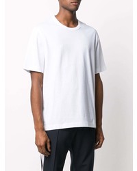 Мужская белая футболка с круглым вырезом от Joseph