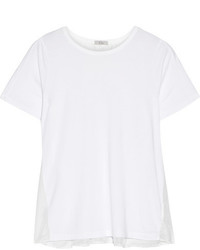 Женская белая футболка с круглым вырезом от Clu