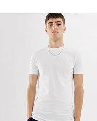 Мужская белая футболка с круглым вырезом от Collusion