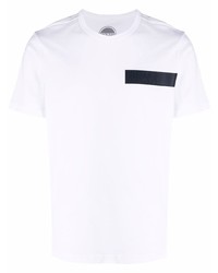 Мужская белая футболка с круглым вырезом от Colmar
