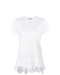 Женская белая футболка с круглым вырезом от Comme Des Garcons Comme Des Garcons