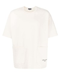 Мужская белая футболка с круглым вырезом от Comme des Garcons Homme