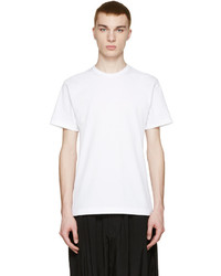Мужская белая футболка с круглым вырезом от Comme des Garcons