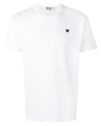Мужская белая футболка с круглым вырезом от Comme Des Garcons Play