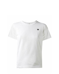 Женская белая футболка с круглым вырезом от Comme Des Garcons Play