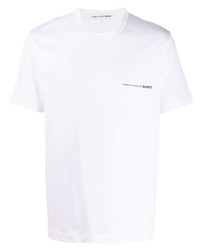 Мужская белая футболка с круглым вырезом от Comme Des Garcons SHIRT