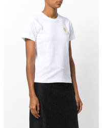 Женская белая футболка с круглым вырезом от Comme Des Garcons Play