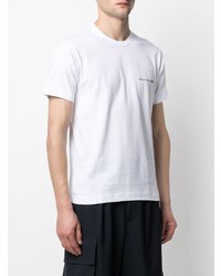 Мужская белая футболка с круглым вырезом от Comme Des Garcons SHIRT