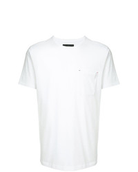 Мужская белая футболка с круглым вырезом от Commune De Paris