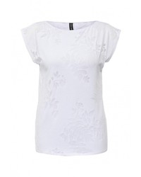 Женская белая футболка с круглым вырезом от Concept Club