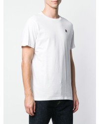 Мужская белая футболка с круглым вырезом от Fila