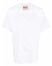 Мужская белая футболка с круглым вырезом от Corelate