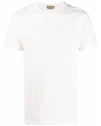 Мужская белая футболка с круглым вырезом от Corneliani