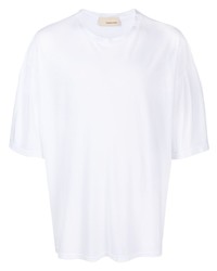 Мужская белая футболка с круглым вырезом от Costumein