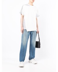 Мужская белая футболка с круглым вырезом от Feng Chen Wang