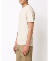 Мужская белая футболка с круглым вырезом от 321