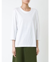 Женская белая футболка с круглым вырезом от Nehera