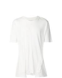 Мужская белая футболка с круглым вырезом от D.GNAK
