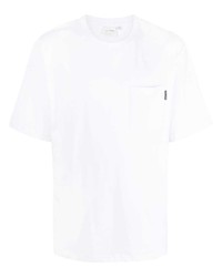 Мужская белая футболка с круглым вырезом от Daily Paper