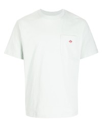 Мужская белая футболка с круглым вырезом от Danton