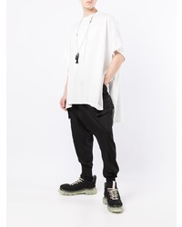 Мужская белая футболка с круглым вырезом от Julius