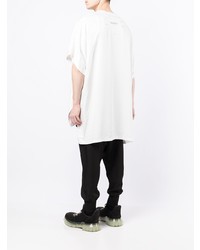 Мужская белая футболка с круглым вырезом от Julius