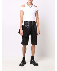 Мужская белая футболка с круглым вырезом от Gmbh