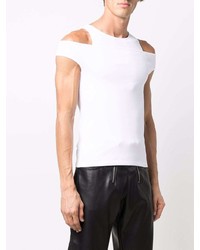 Мужская белая футболка с круглым вырезом от Gmbh